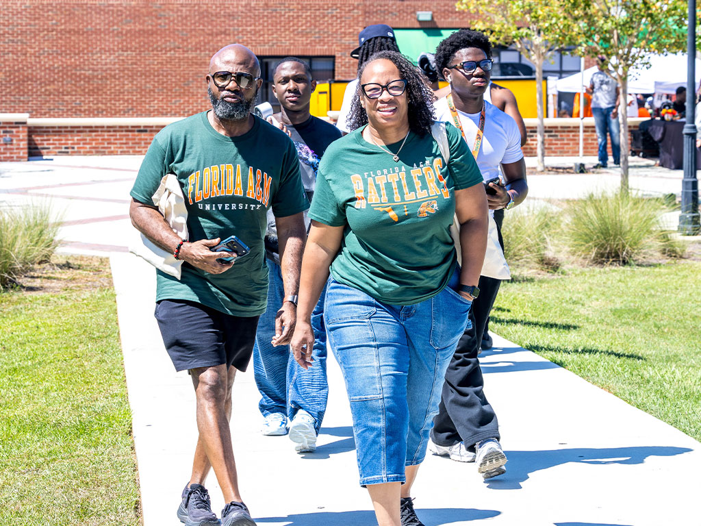 Families show their Rattler pride while enjoying activities on FAMU’s campus during Parents and Family Weekend 2026.