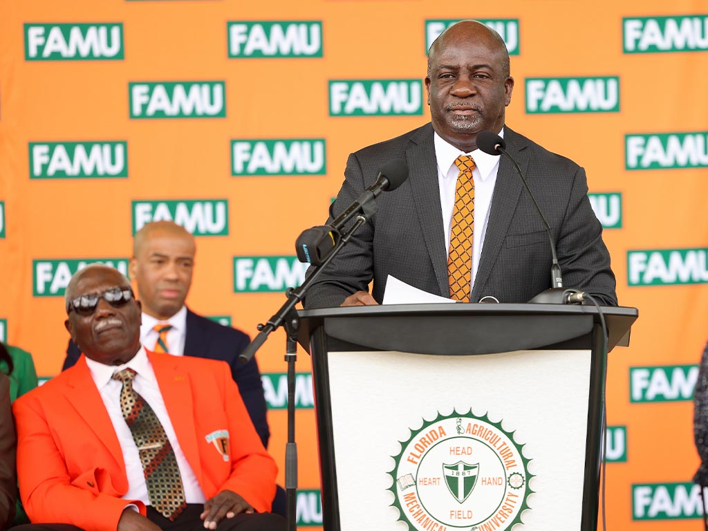 FAMU Interim President Timothy Beard celebrated the lives of the FAMU three who blazed individual paths, with all roads leading back to the HBCU. 