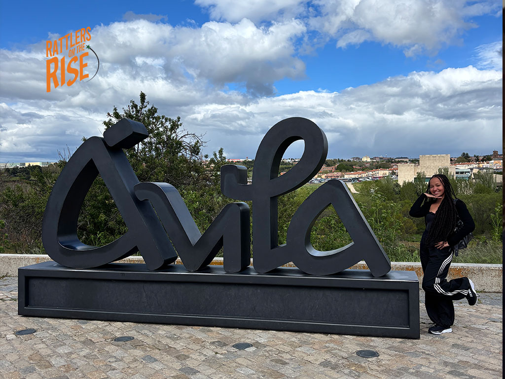 Nyla Brown Poses for a Pic in Spain