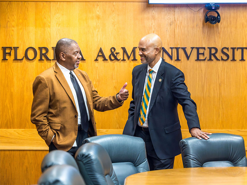 Dr. Eric Akins and Dr. Donald Palm