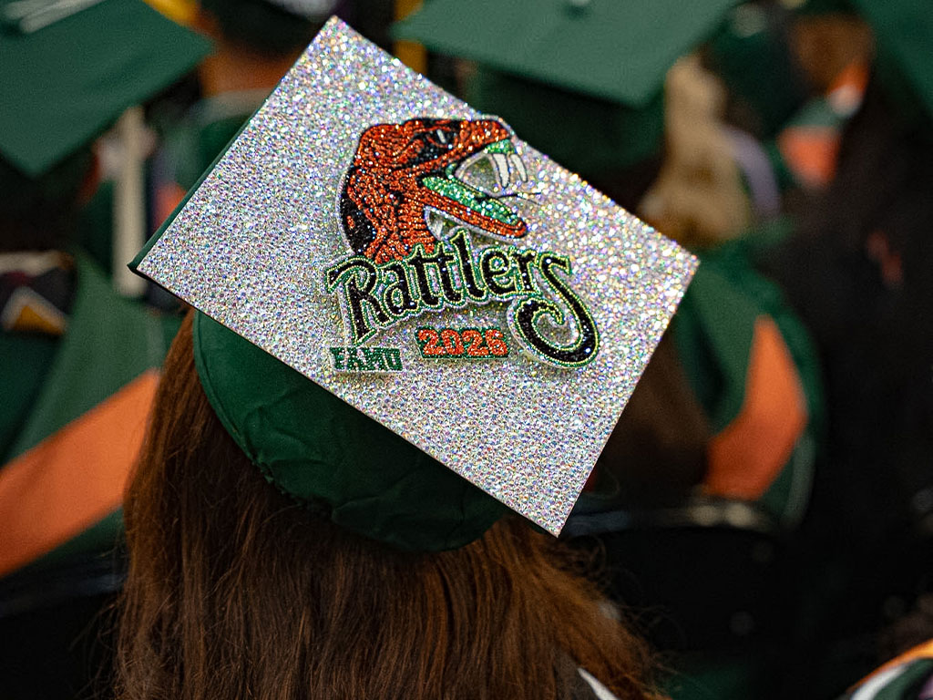 Bedazzled Graduation Cap