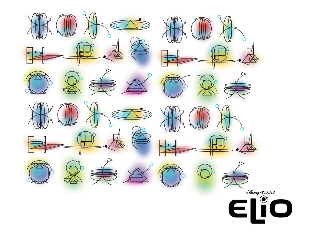 The alien language created by Brianna Grant