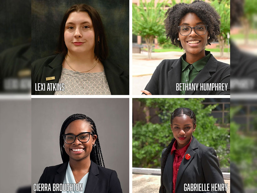 Four FAMU law students headshots