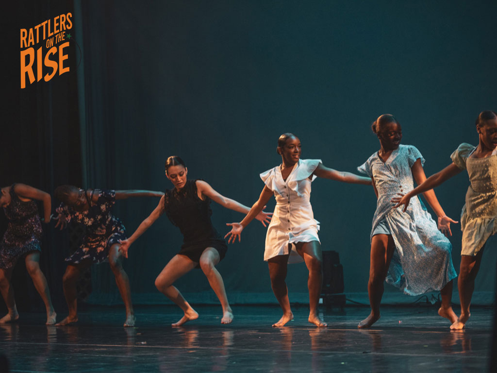 Ambar Collazo dancing with FAMUs Mahogany