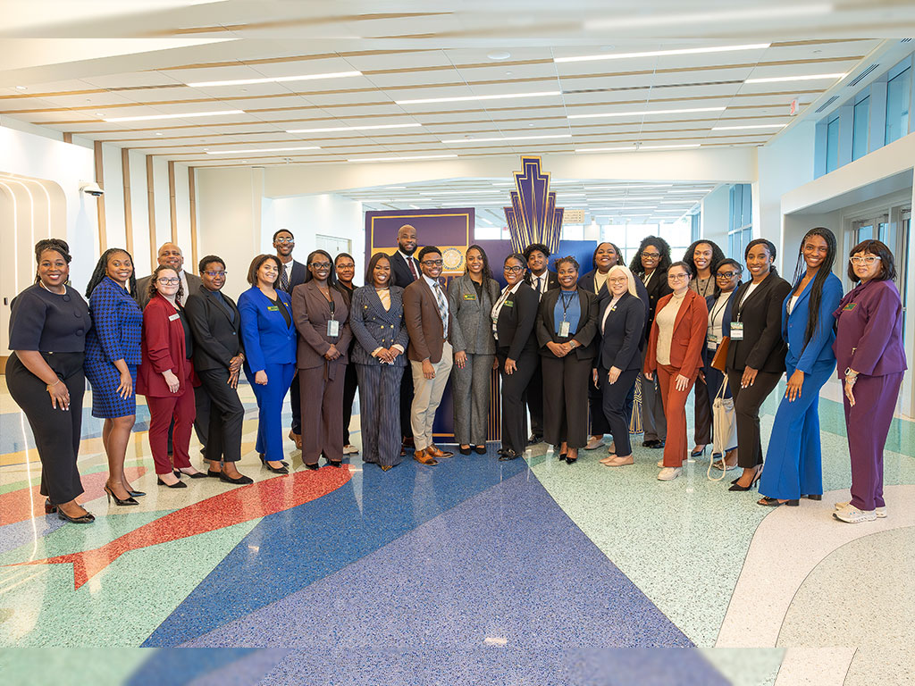 College of Law students at first annual career fair hosted by The Florida Bar