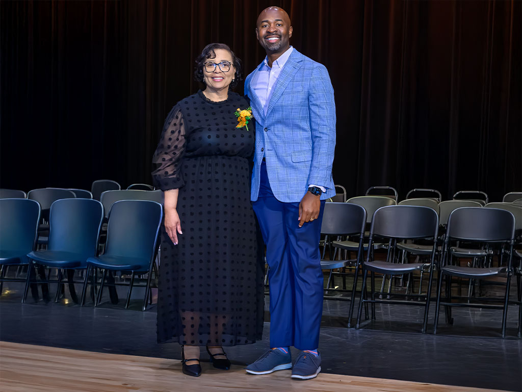 SON Dean Shannon Smith and benefactor
