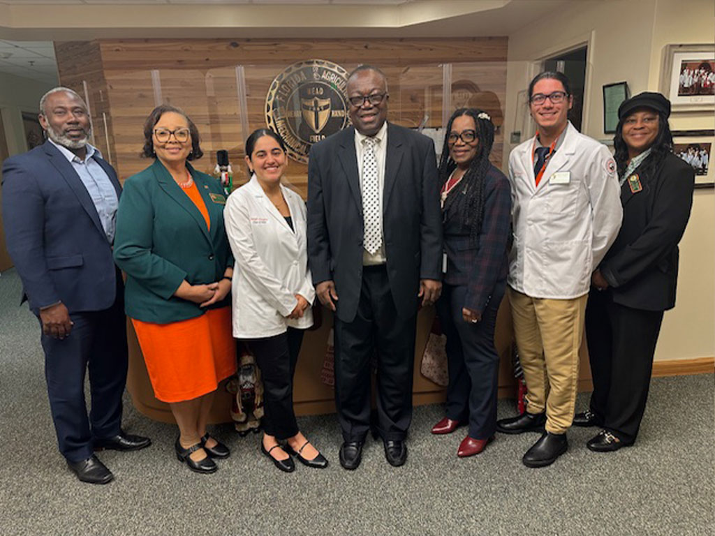 Dr. Seth Ablordeppey and his team. 