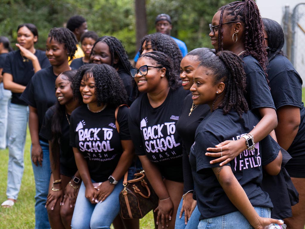 Esther Fund Foundation members post for a group picture