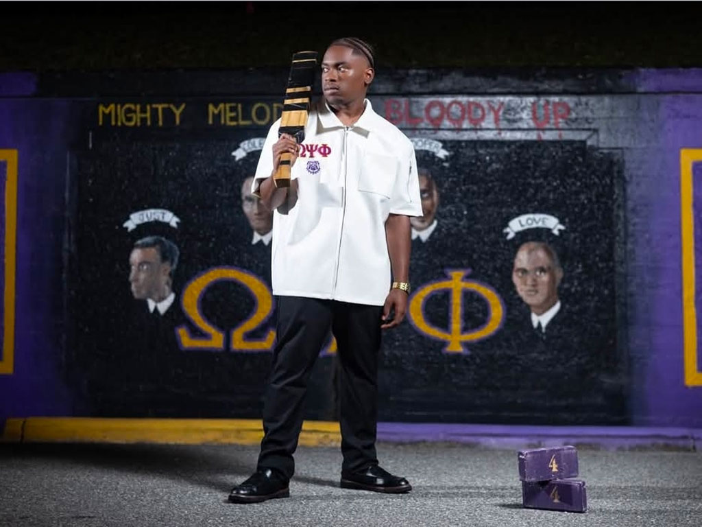 During his time at Florida A&M University, cardiopulmonary science graduate Mark Futch became a member of Omega Psi Phi Fraternity, Inc., an experience he said helped him build meaningful connections and make the most of his time on The Hill. (Photo courtesy of Mark Futch.)