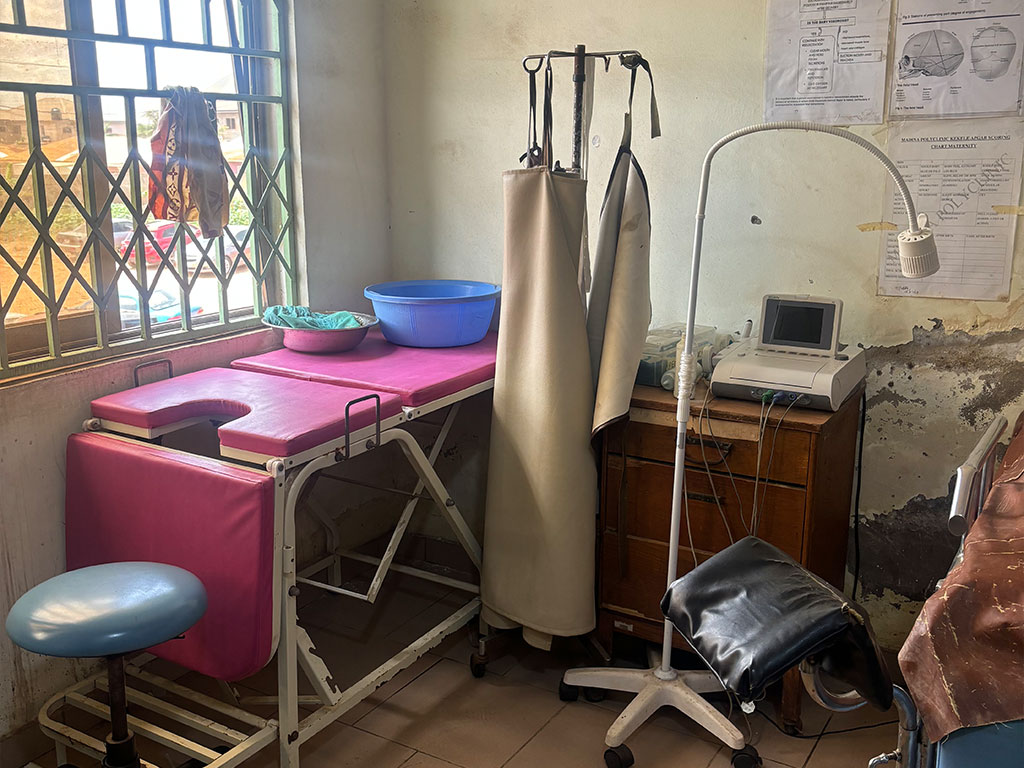 Ghanian exam room