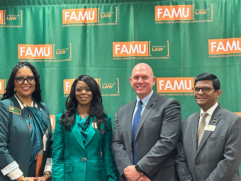 President Johnson, Provost Watson and Pasco-Hernando State College Leadership