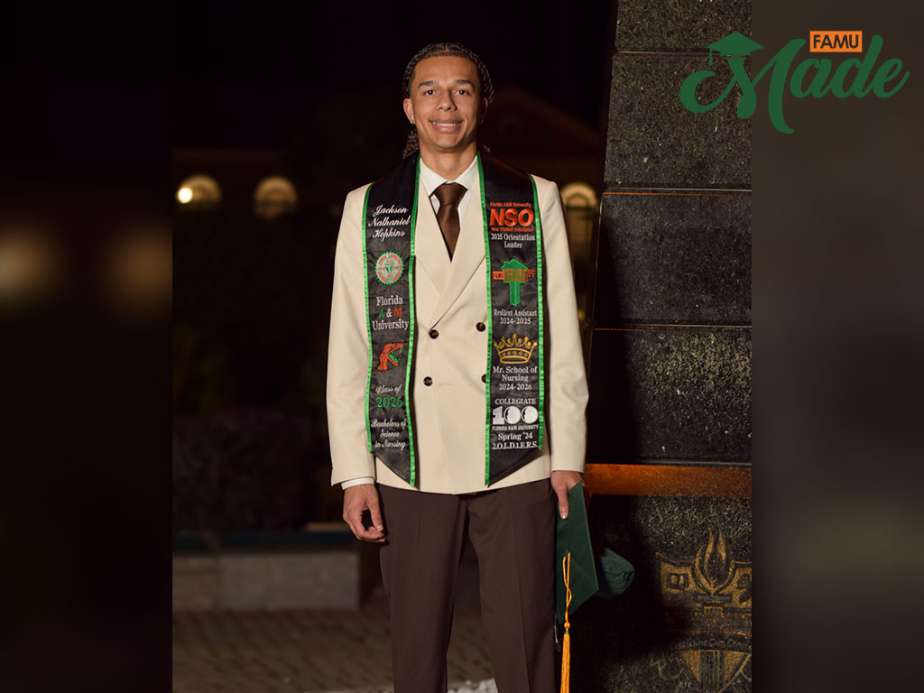FAMU Made: Jackson Hopkins prepares for career in emergency medicine