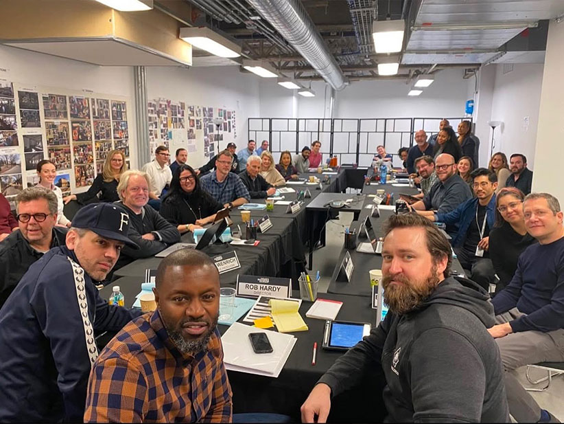 Rob Hardy with the Kanan meeting