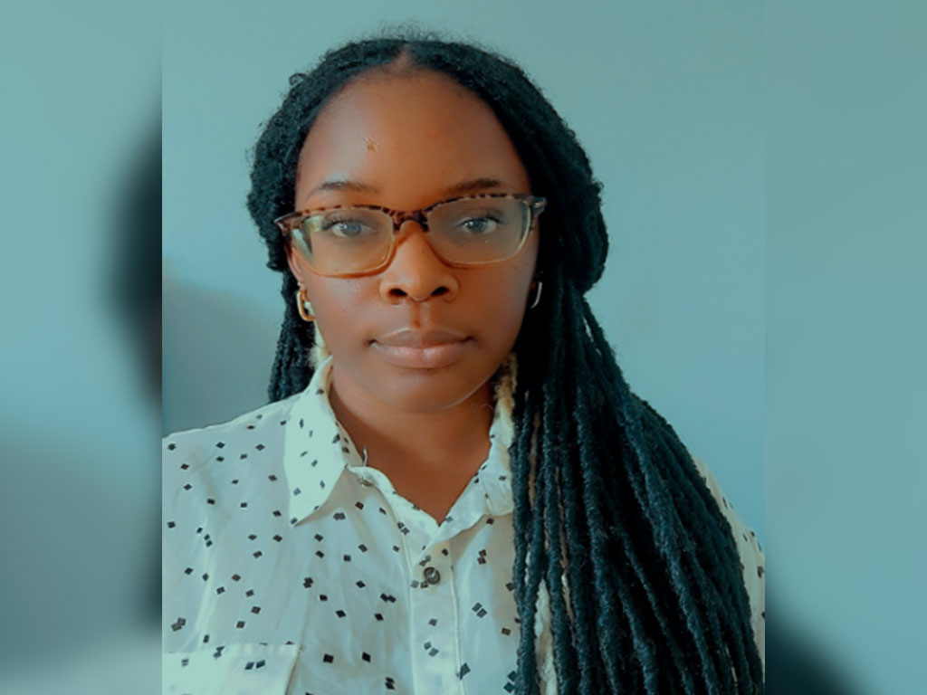 Monique Farquharson, a graduate research assistant in Florida A&M University's College of Agriculture and Food Sciences, is studying honeybee health and developing strategies to combat invasive pests that impact pollinator populations. Photo courtesy of FAMU College of Agriculture and Food Sciences.
