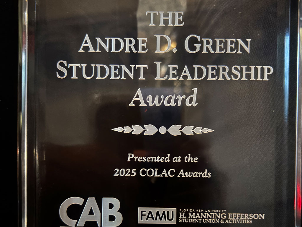 A photo of the Andre Green Award