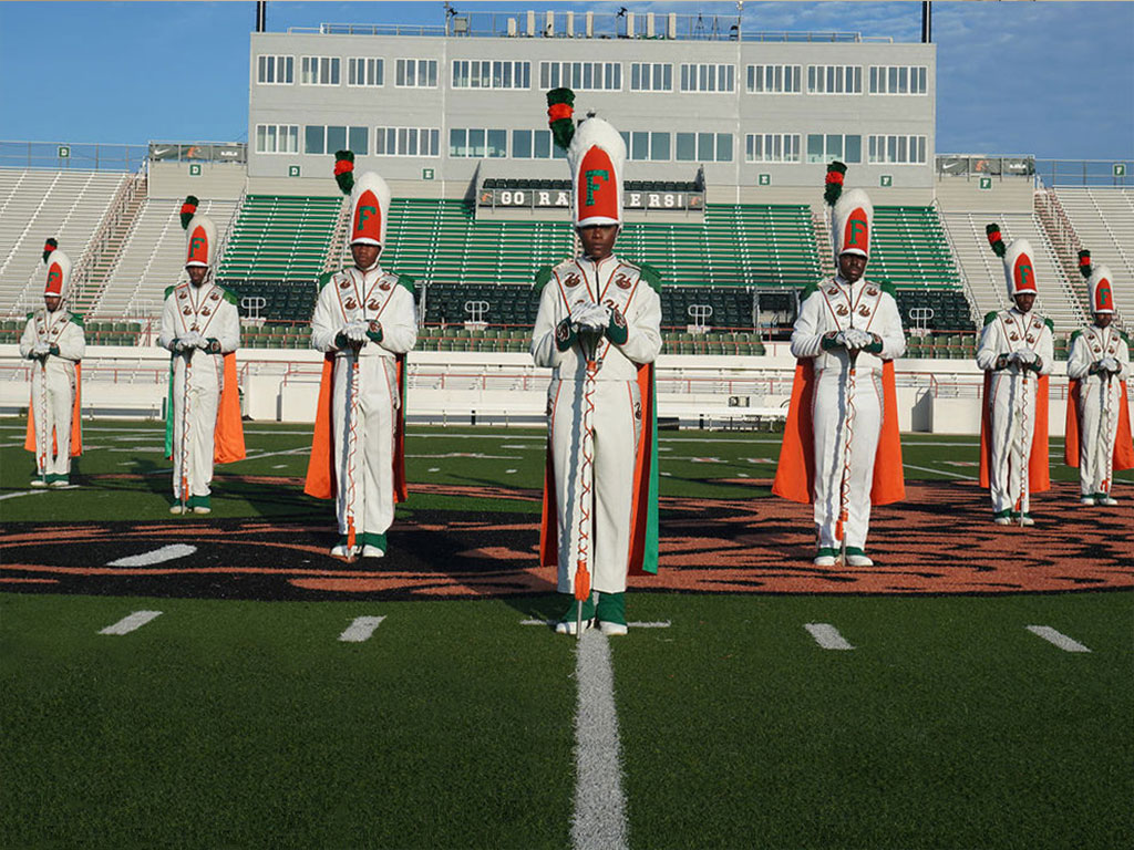 FAMU's Marching 100 Drum Majors 2025-26 academic year