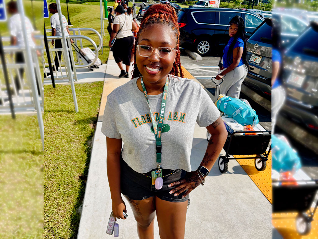 Haylee Williams first-time college student