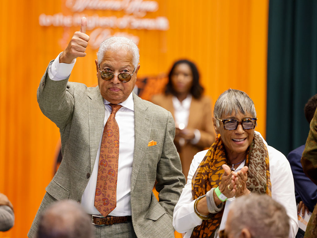 FAMU legends Bernard and Shirley Kinsey, L.H.D.s  FAMU legends Bernard and Shirley Kinsey, L.H.D.s
