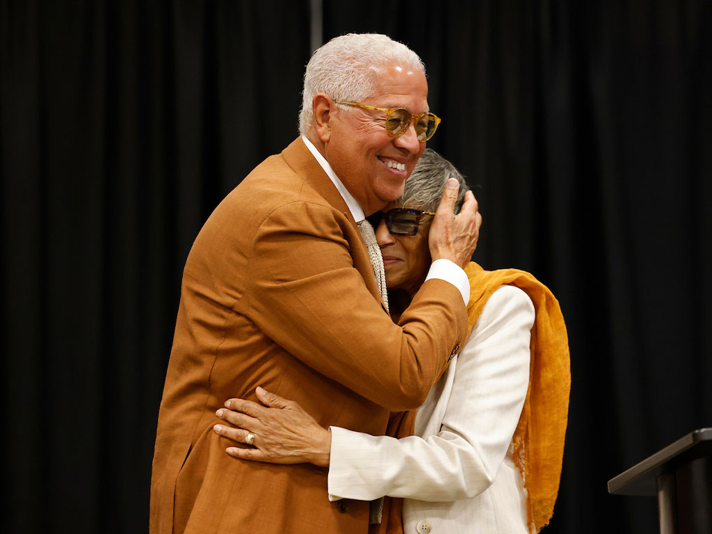Drs. Bernard and Shirley Pooler Kinsey Embrace
