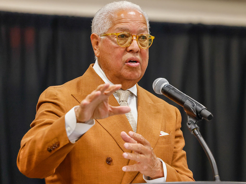 Bernard Kinsey Speaking at His Naming Ceremony