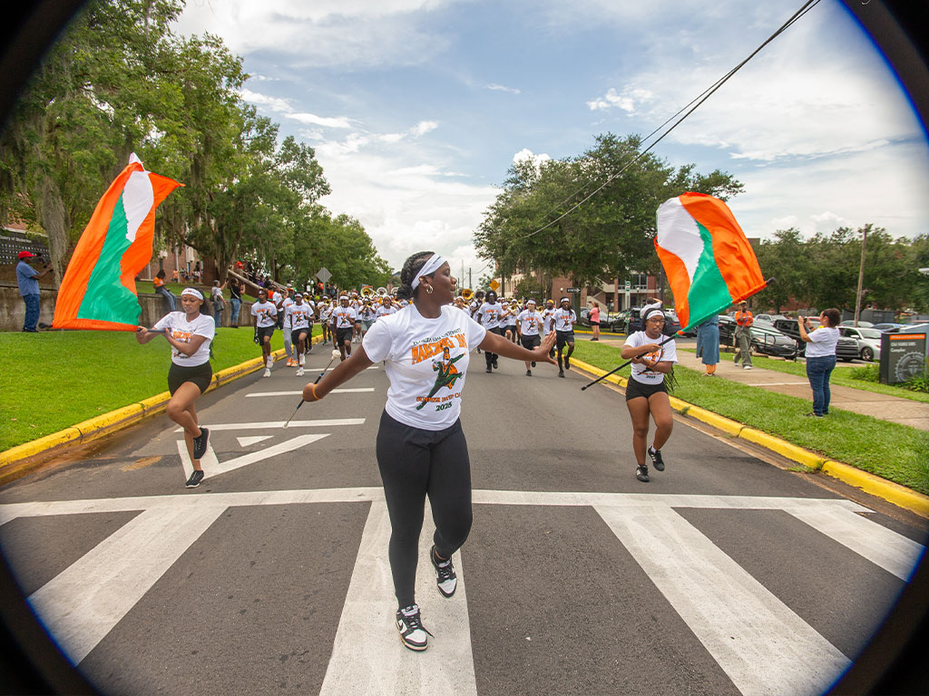 Campers show what it takes to be in The Marching "100"