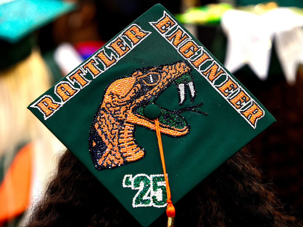 2025 Summer Commencement Rattler Decorative Cap