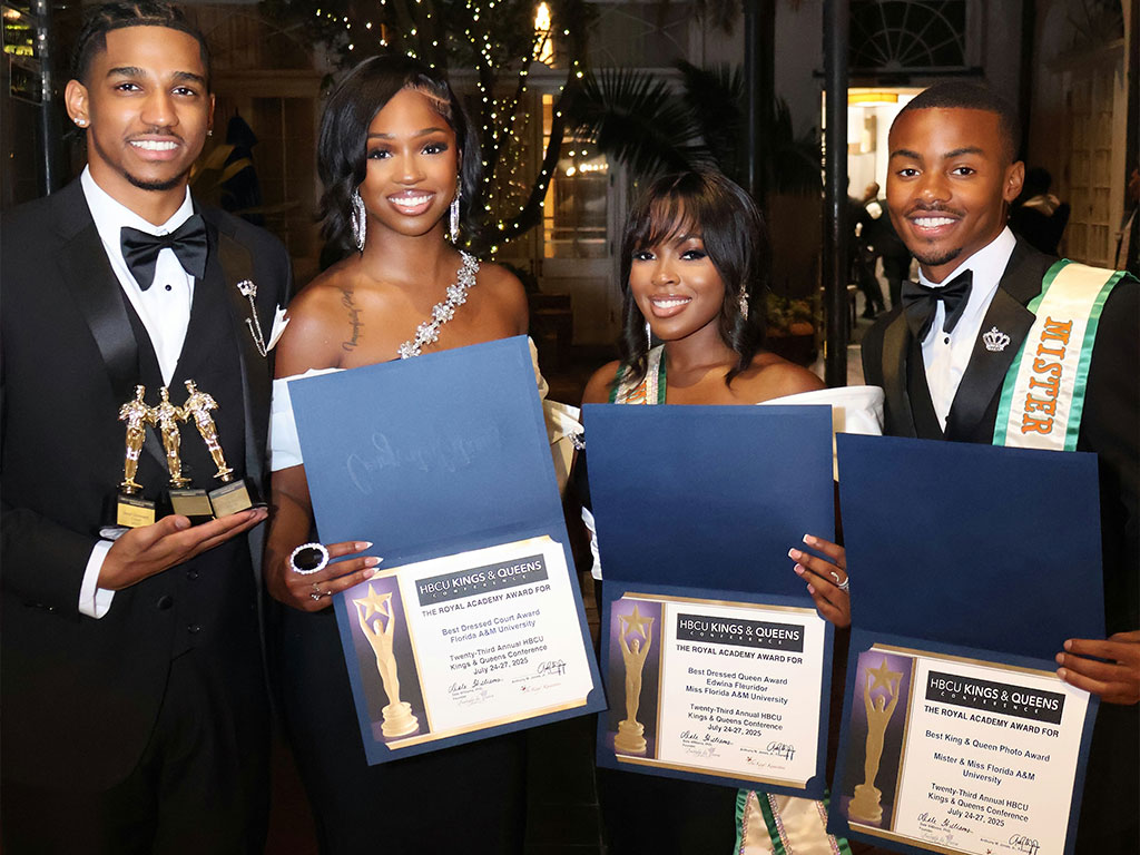 FAMU Royal Court represented with Black Excellence at the Kings and Queens Conference in New Orleans