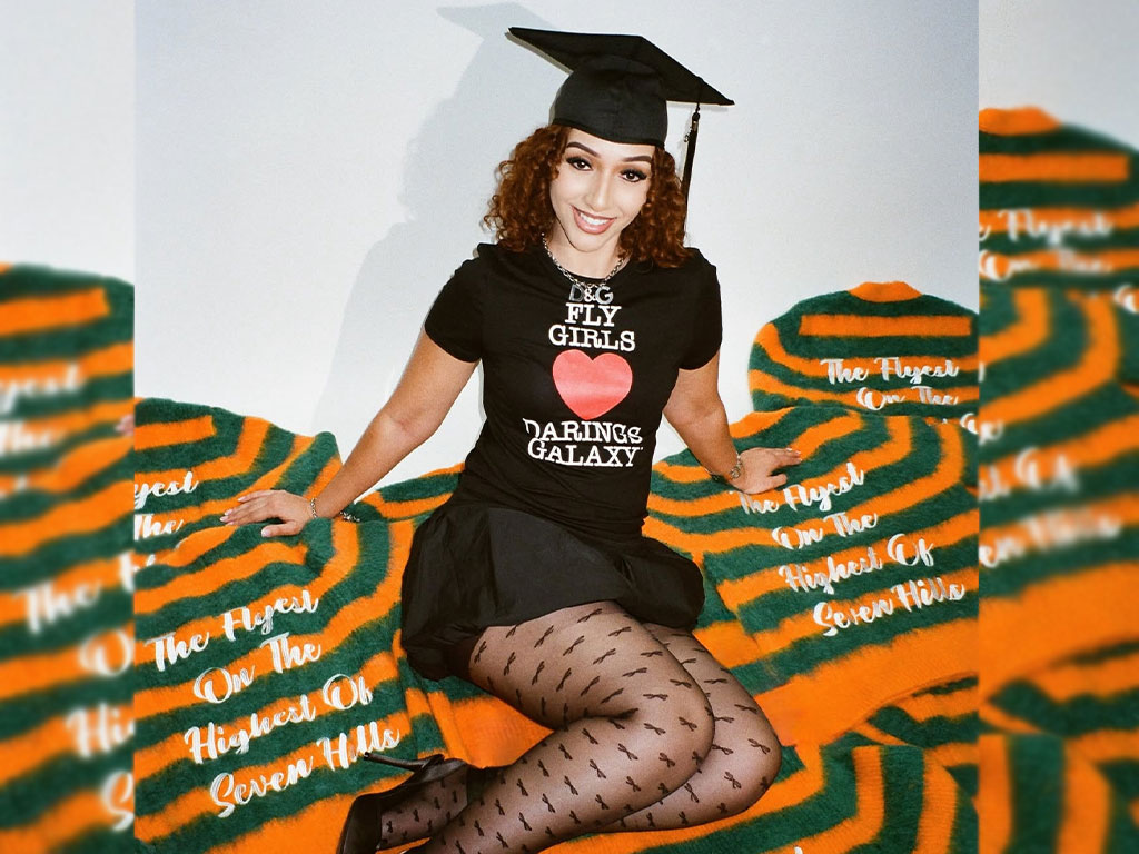 Former FAMU student now alumna Darling Cerna is the owner of fashion brand Darling's Galaxy