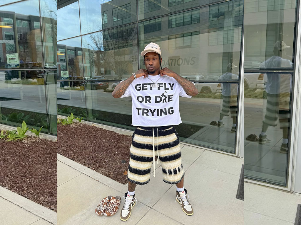 FAMU Student Wearing One of Fulton's Designs