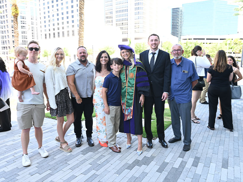 Law Graduate and Family
