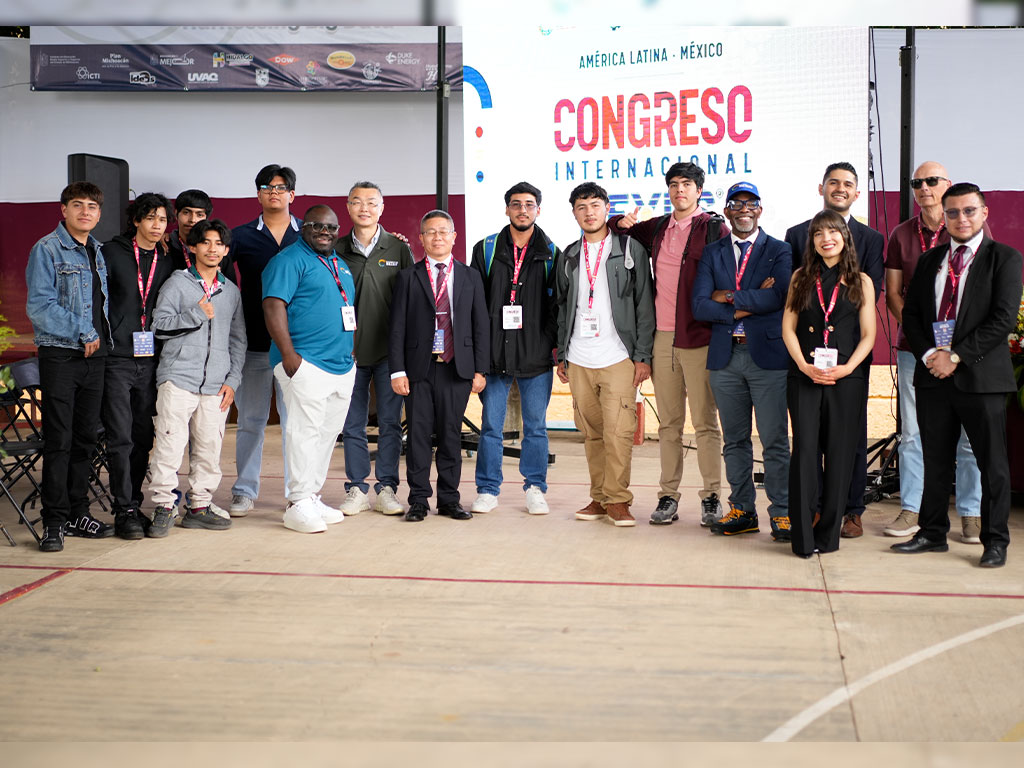 Students, researchers and international partners gather during the 2026 EnergyWaterFoodClimateNexus International Summit in Ciudad Hidalgo, Michoacán, Mexico. During the summit, Mayor Jeovana Alcántar Baca emphasized the importance of developing young people who are “empathetic, committed to their community and showing solidarity with the world around them.”