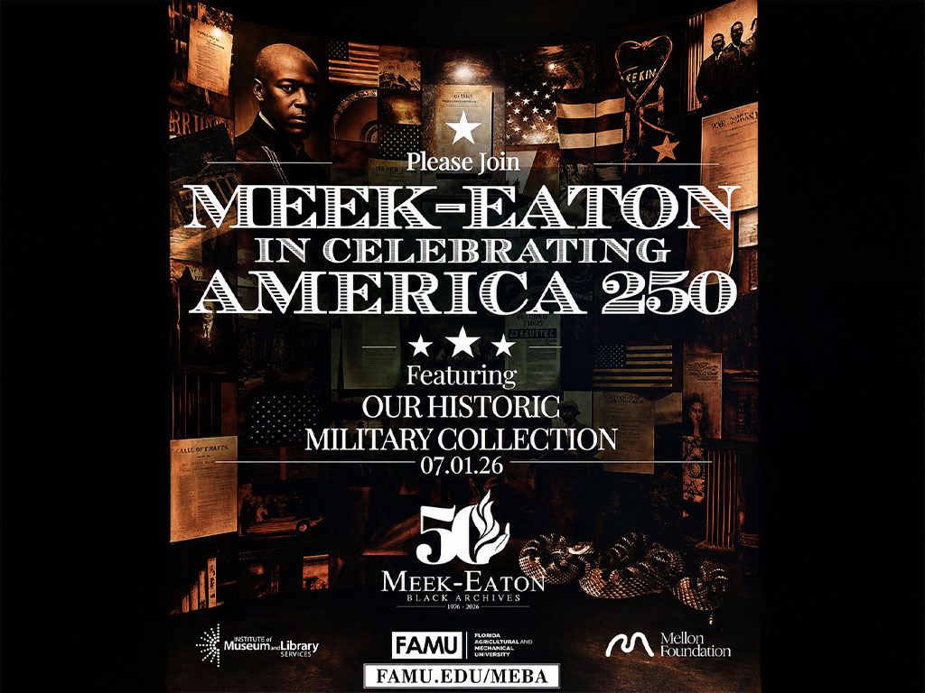 A flyer promoting Meek-Eaton's America 250 Celebration