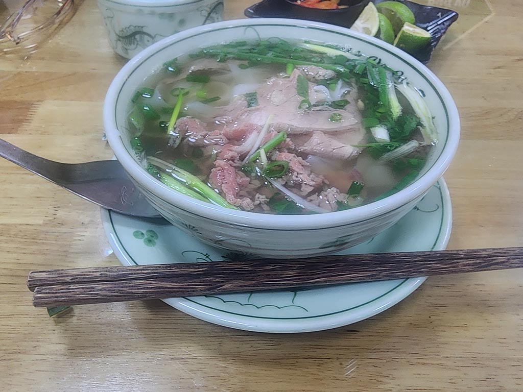 "Phở Bò" Vietnamese Beef Phở dish