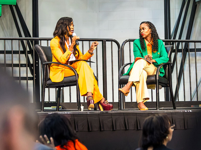 President Marva B. Johnson J.D. and VP Brandi Tatum-Federick