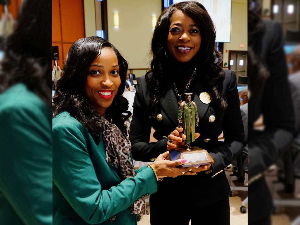 President Johnson and VP Tatum Fedrick