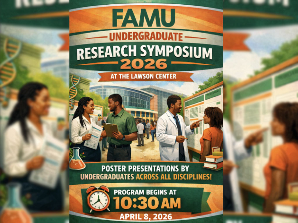 Flyer promoting the 2026 Undergraduate Research Symposium