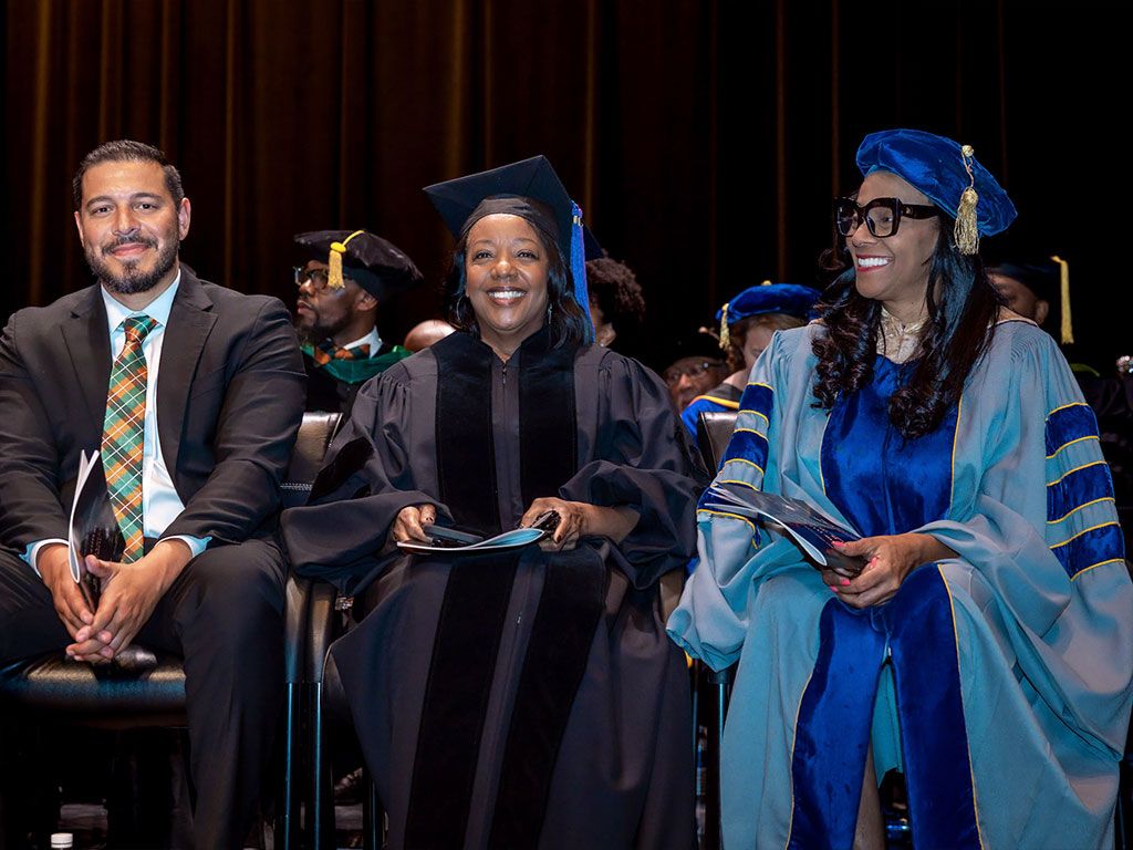 Chancellor Rodrigues and Senator Osgood