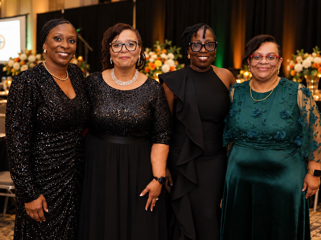 SON Leaders from left to right: Dr. Carswella Phillips, Associate Dean, Me, Dr. Taiwo Arise, Assistant Dean of Graduate Programs, and Dr. Robin Butler, Assistant Dean of Undergraduate Programs. &nbsp;