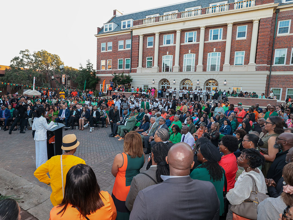 Crowd gathers to honor Fredrick S. Humphries 