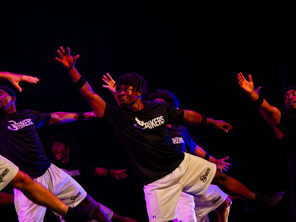 FAMU Strikers Dance Troupe performing at the annual Summer Orientation Showcase