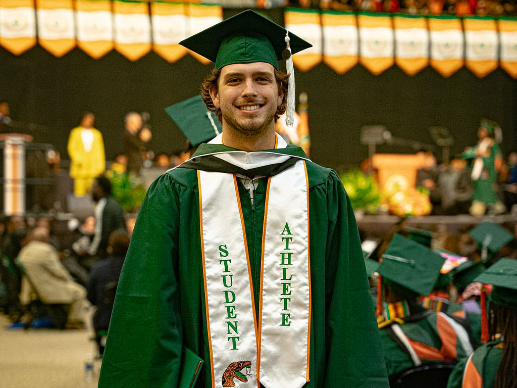 Graduating student athlete