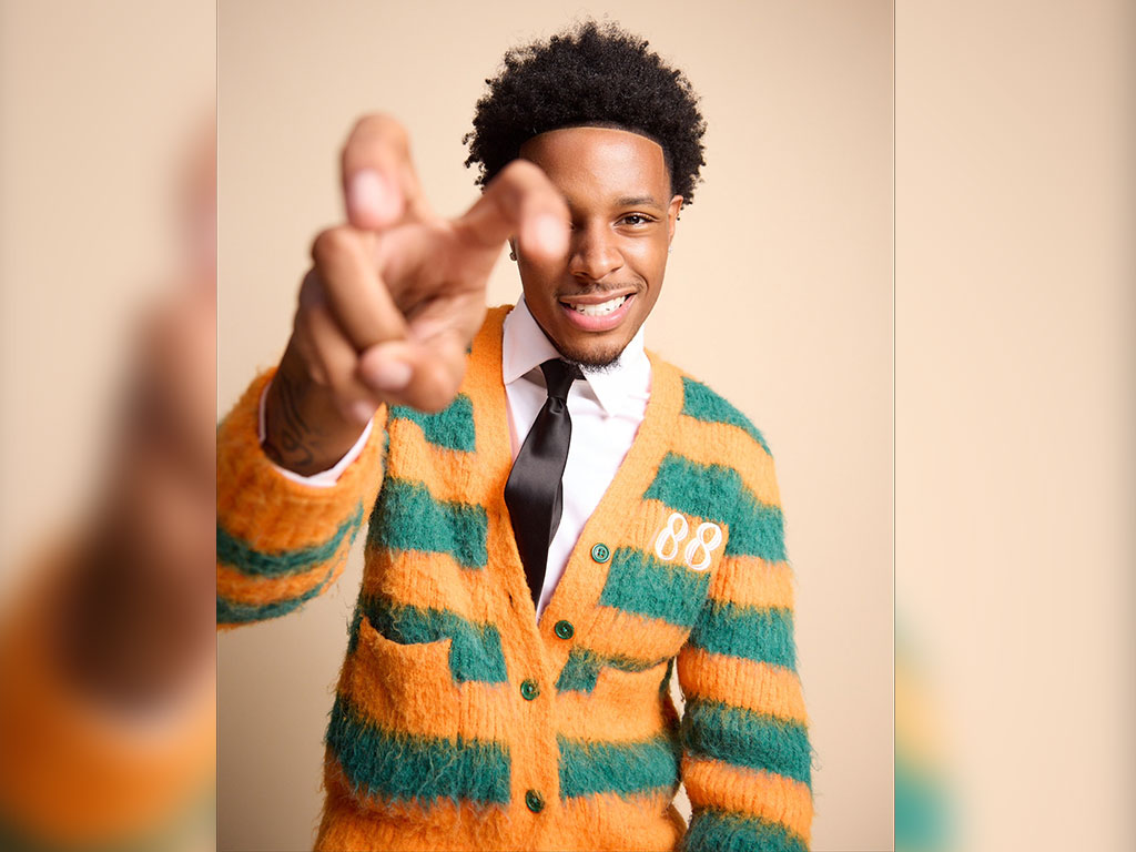 Sparkman was selected as one of nine HBCU student entrepreneurs featured on the award-winning series, where he showcased his growing barbering business and commitment to community impact. Photo courtesy Jayden Sparkman