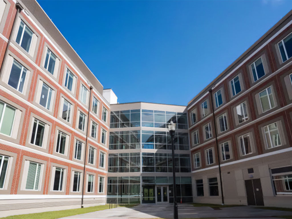outside view of the new build 