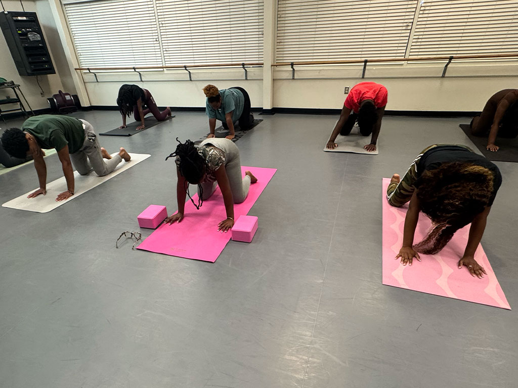 Yoga classes for students 