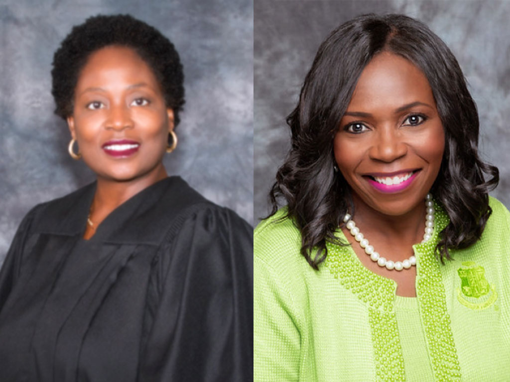 Judge Faye Allen and Attorney Roberta Walton Johnson