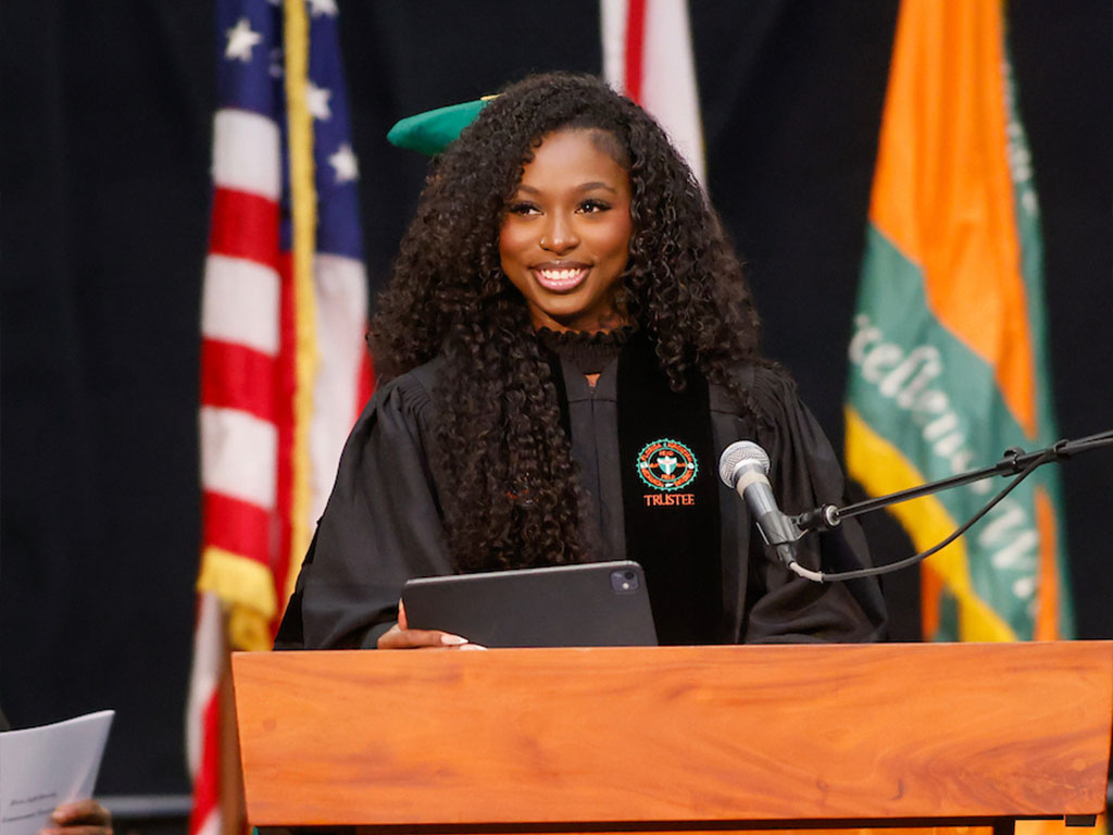SGA President Zayla Bryant