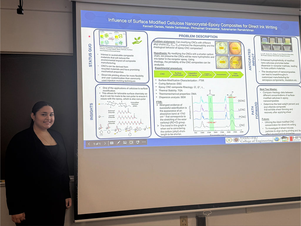 Santisteban hopes to pursue a career in pharmaceutical development