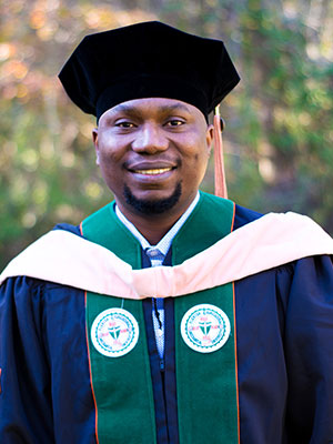 FAMU Fall 2024 graduate Olumide Arigbede completed his Doctor of Public Health and will work a health scientist with the Food and Drug Administration’s Office of Minority Health and Health Equity in Silver Spring, Maryland. 