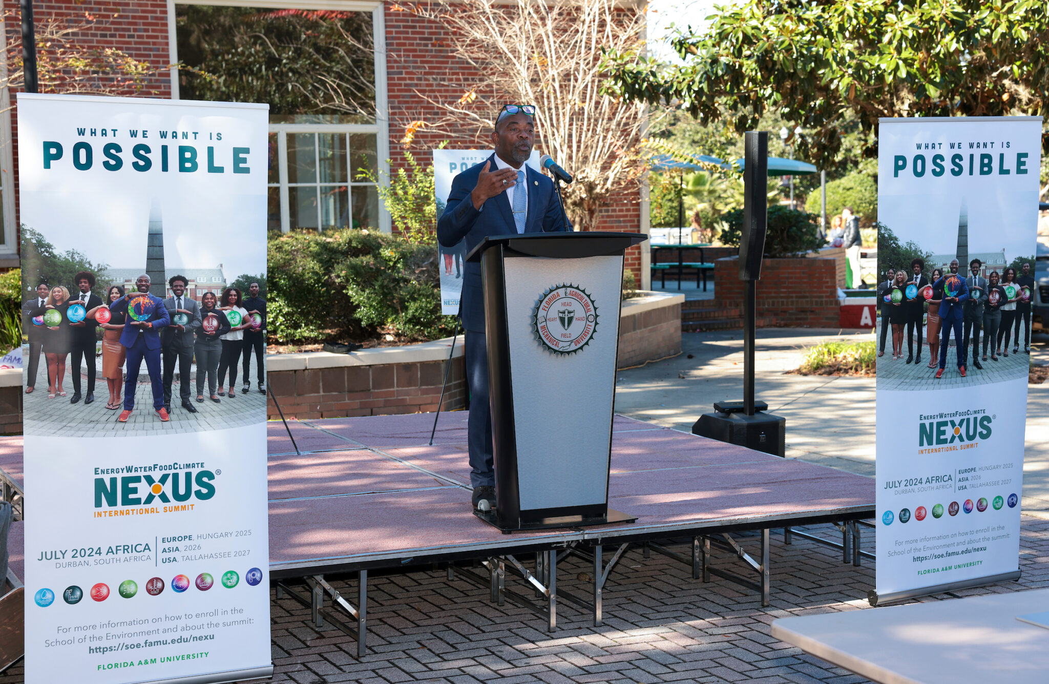  Victor Ibeanusi, Ph.D., dean of the FAMU School of the Environment.