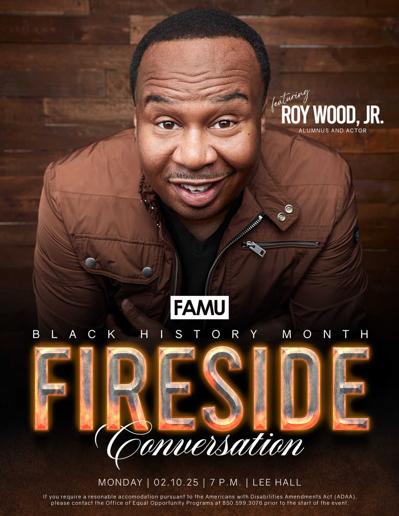 Roy Wood Fireside Chat Flyer